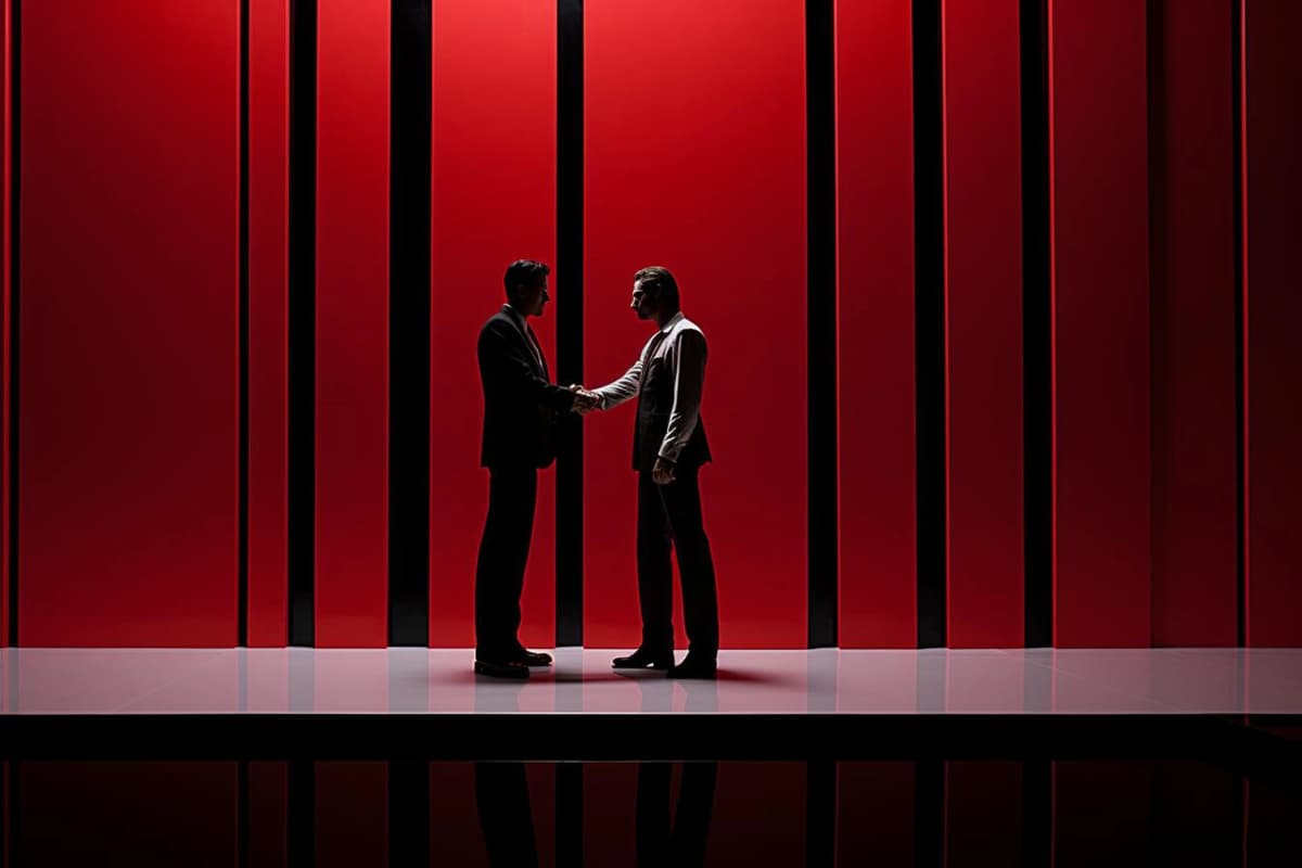 Agency partnership meeting focused on white-label content production services