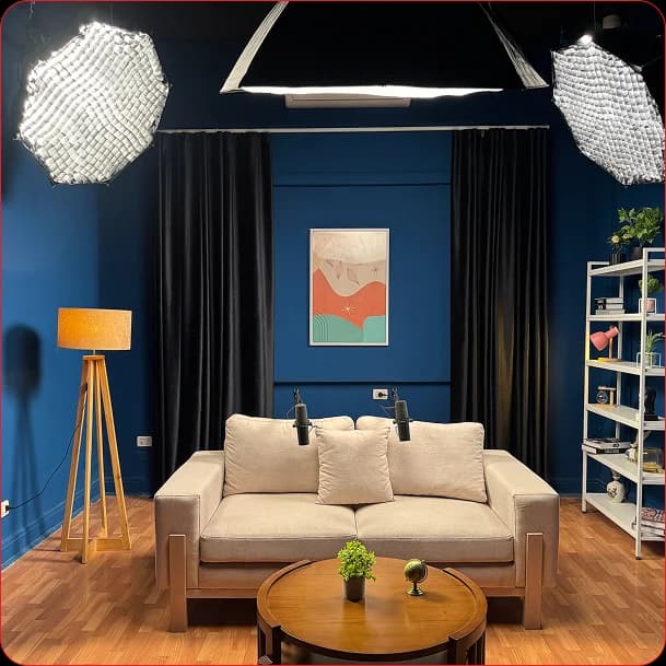 Isolation: Full Acoustic Treatment used in Goocast studio production